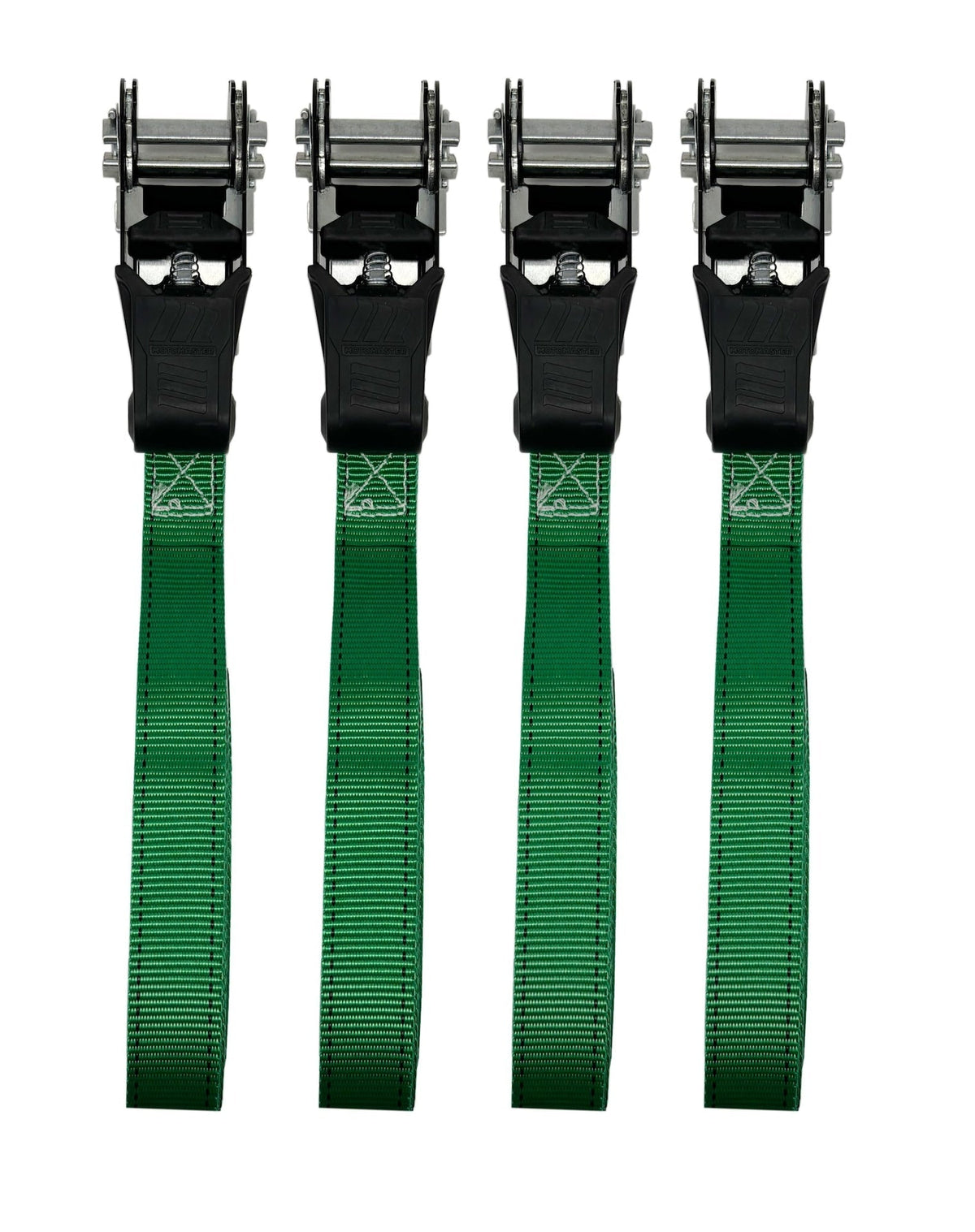1,500-lb Padded Ratchet Tie Down Straps, 1-in x 14-ft, 4-pk T3H2 - product image 2