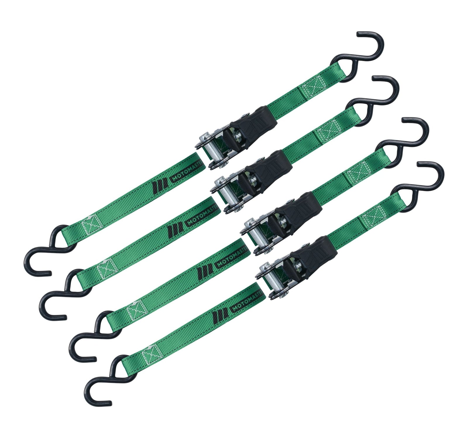 1,500-lb Padded Ratchet Tie Down Straps, 1-in x 14-ft, 4-pk T3H2 - product image 7
