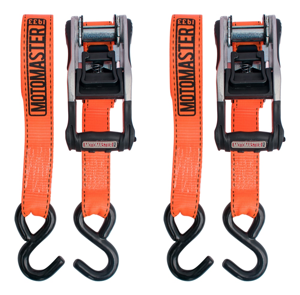 3,000-lb Heavy-Duty Ratchet Tie Down Straps, with Power Grip Padded Handles, 1.25-in x 10-ft, 2-pk I6L1 - product image 3