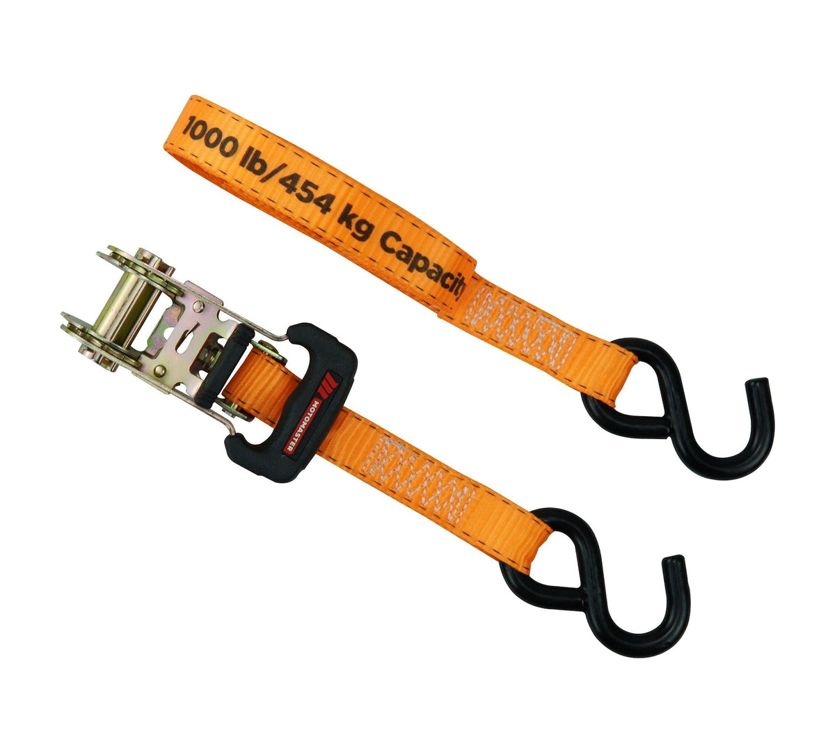 3,000-lb Padded Handle Ratchet Tie Down Straps, 1.25-in x 10-ft, 2-pk Y0Z2 - product image 3