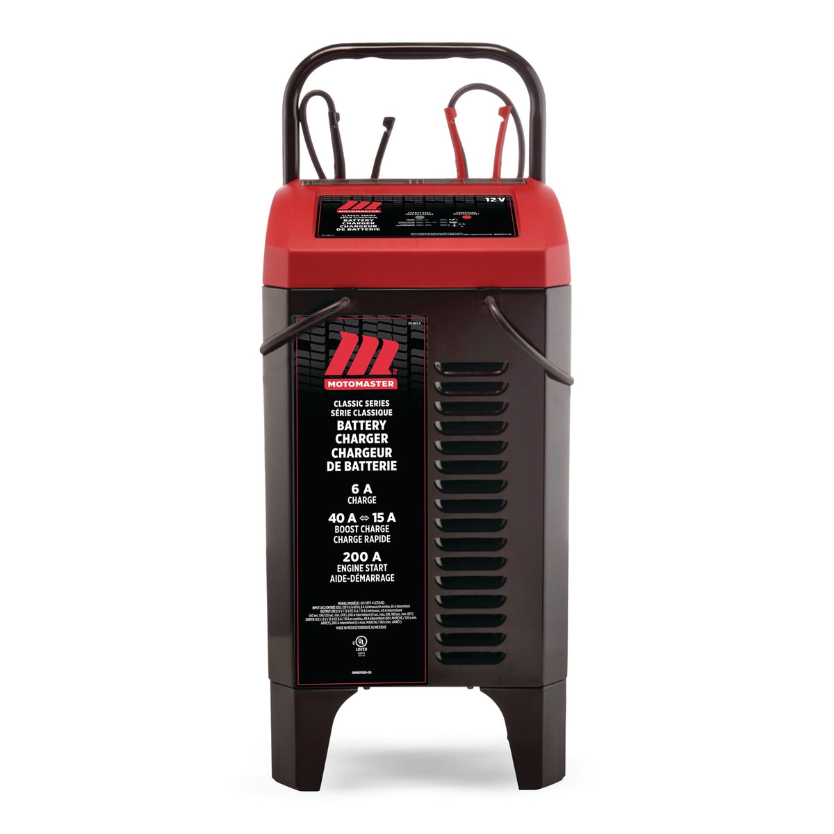 Classic Series Wheeled Smart Battery Charger, Fully Automatic, 40/15/6-Amp, 12V, with 200-Amp Engine Start S7G4 - product image 1
