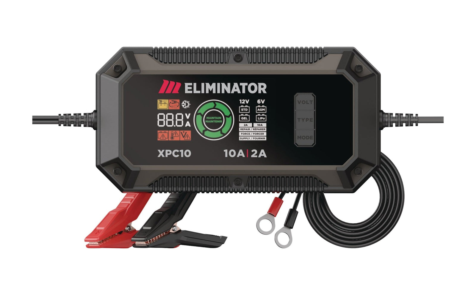 Eliminator Precision Series XPC10 Smart Battery Charger/Maintainer/Desulphator, 10/2-Amp, 6V/12V C1L3 - product image 1