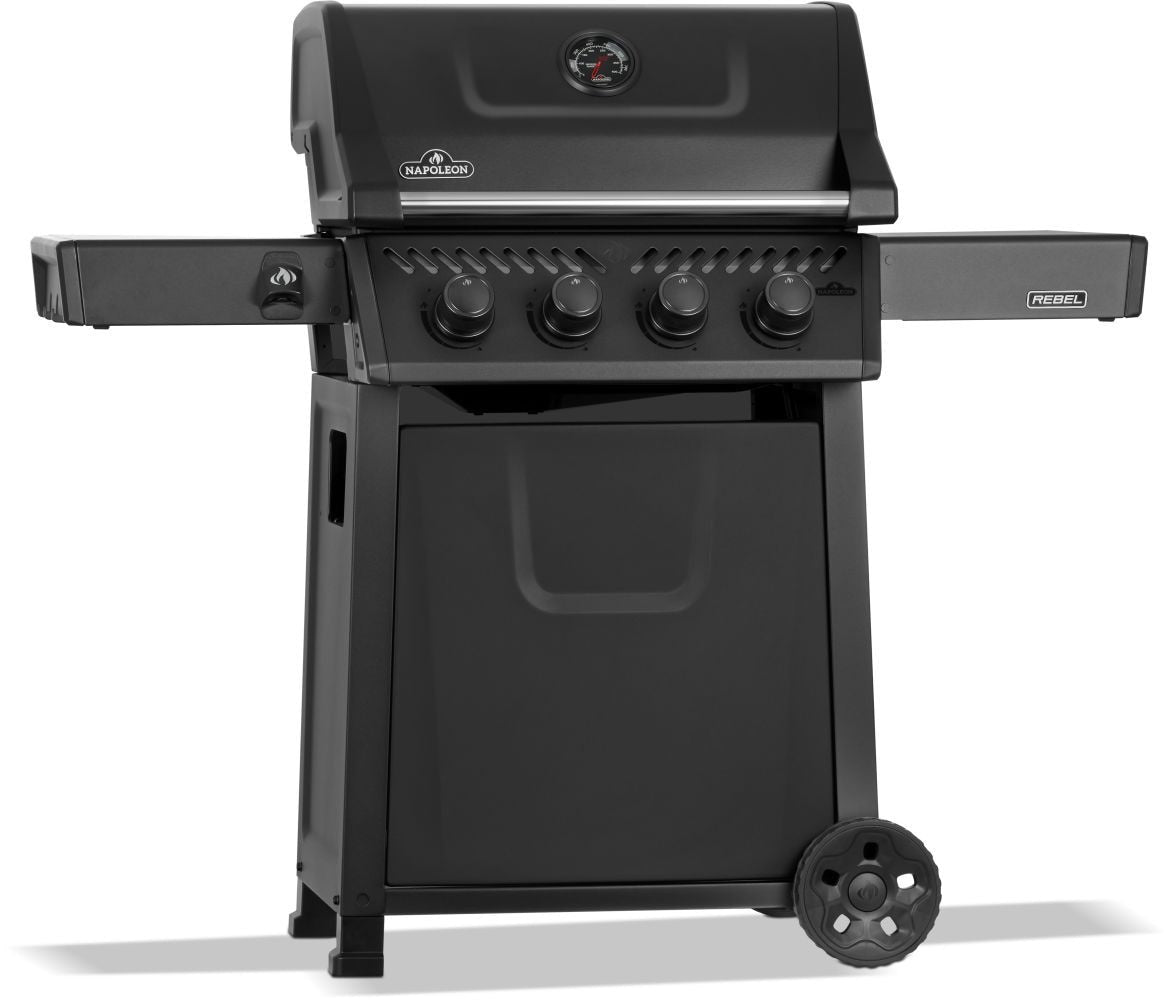 Rebel 425 4-Burner LP Gas BBQ, Matte Black T0V1 - product image 1