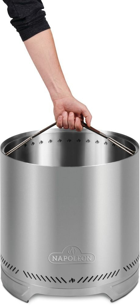 Timberwolf Outdoor Smokeless Multi-Fuel Fire Pit, Stainless Steel, 22-in O4Z6 - product image 4