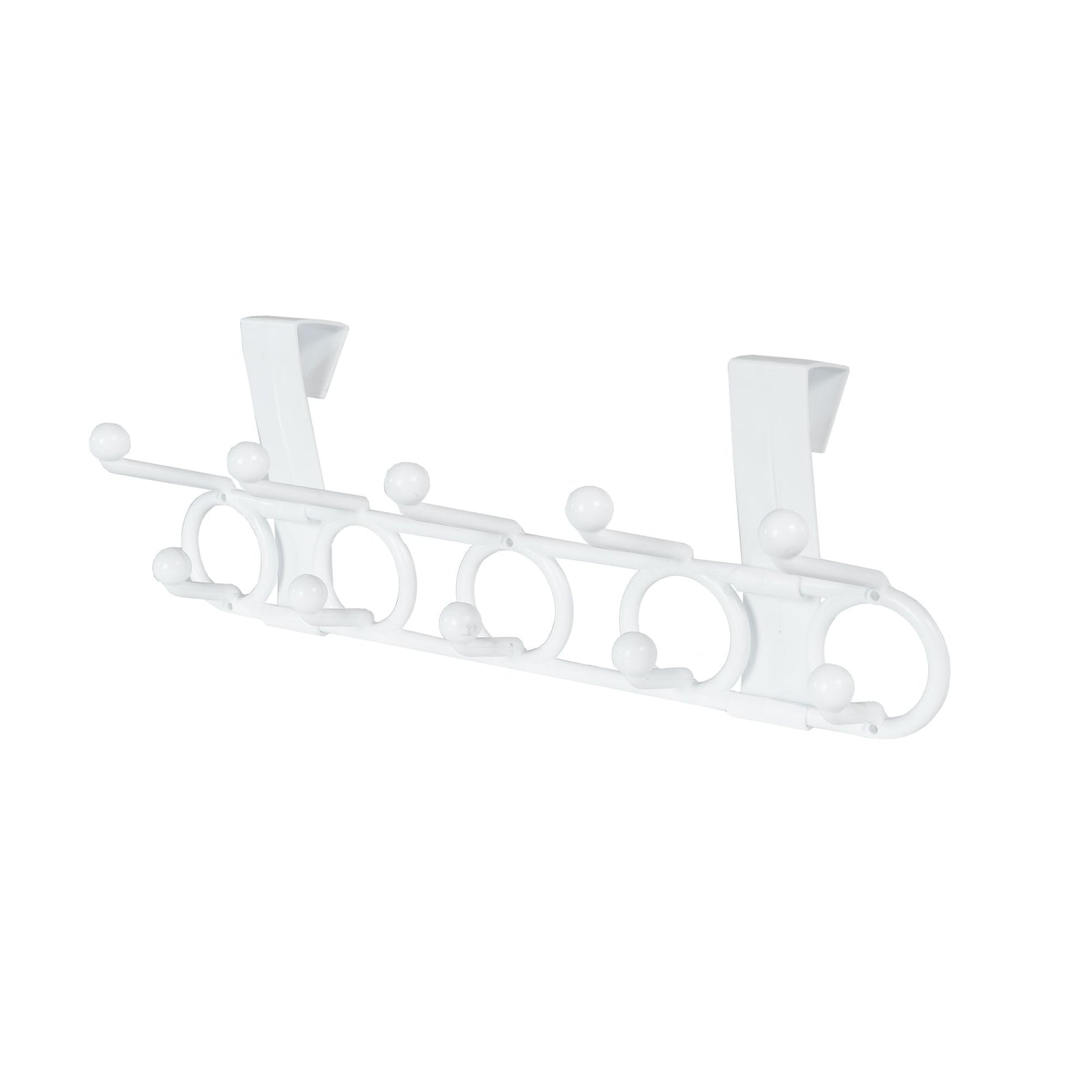 Plastic 10-Hook Over the Door Hook, White, 18.5-in C9B6 - product image 1