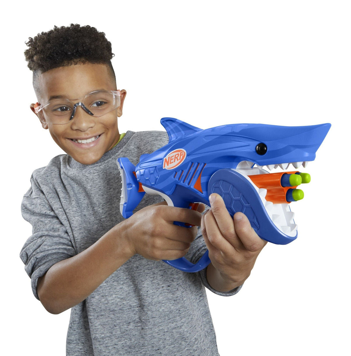 Junior Wild Sharkfire, Easy Play Dart Blaster, 8 Elite Darts, Ages 6 & Up Y2F6 - product image 1