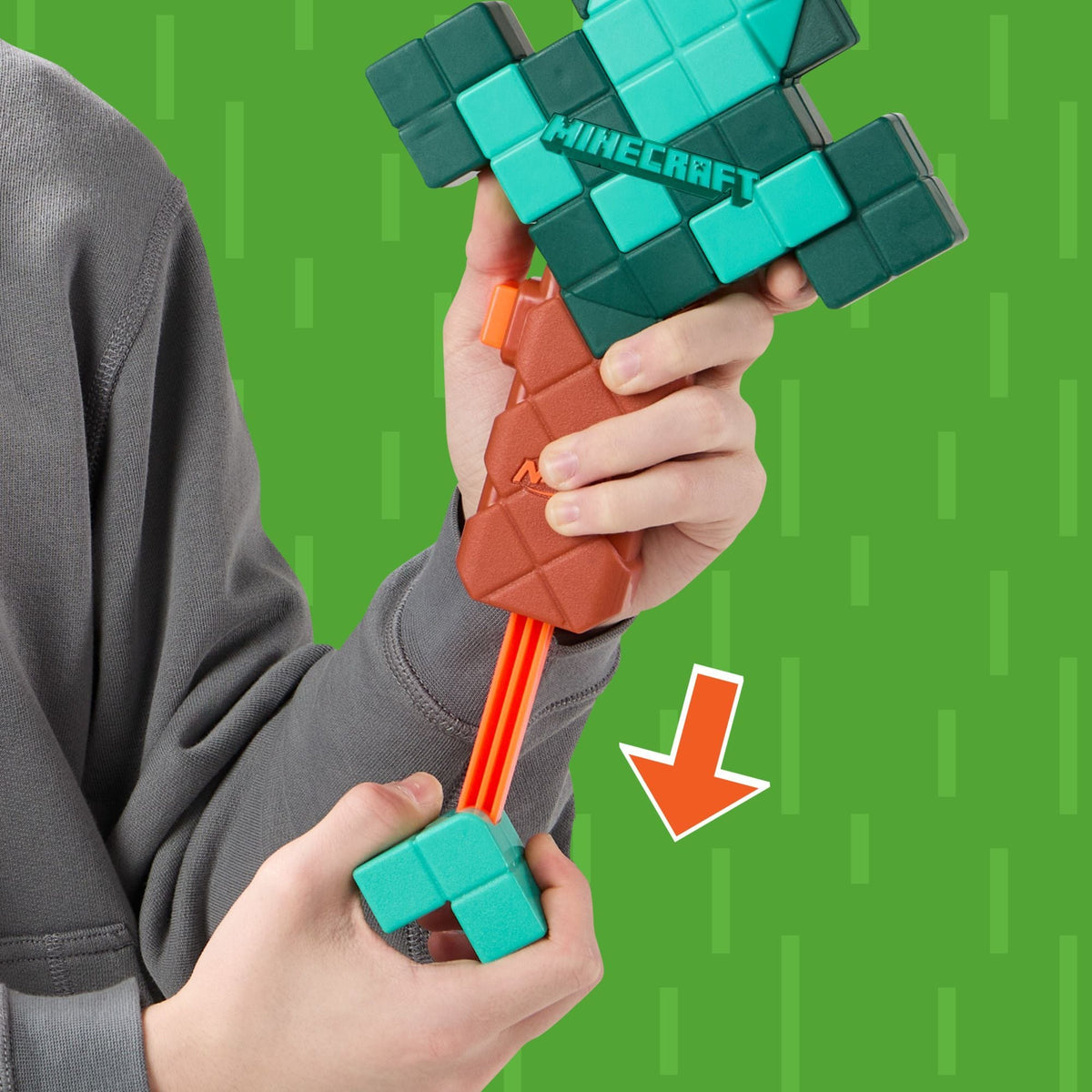 Minecraft Diamond Sword Dart Blaster with 8 N1 Darts T8P8 - product image 7