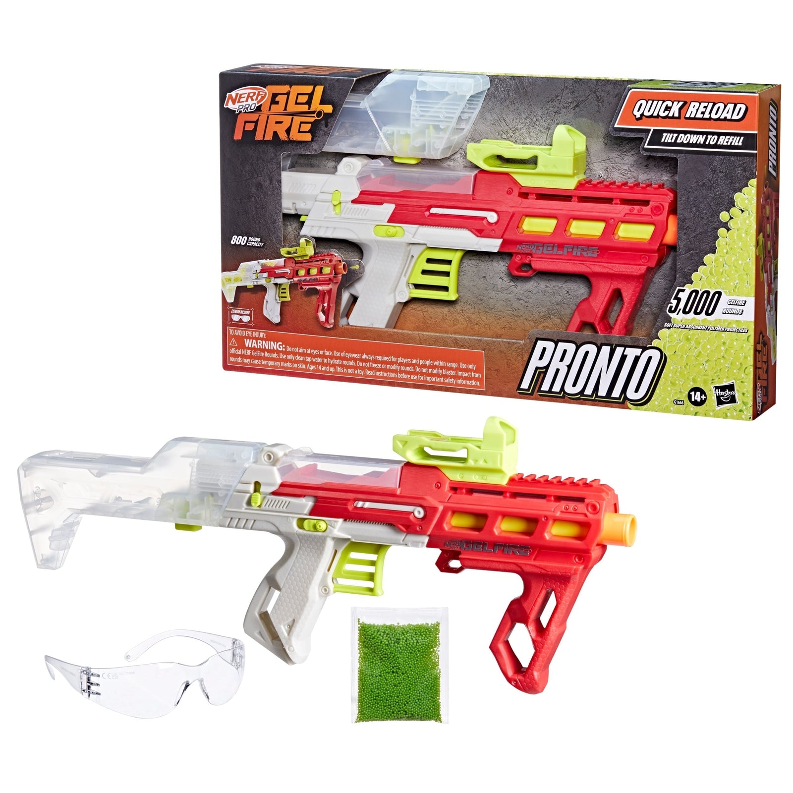 Pro Gelfire Pronto Blaster with 5000 Gelfire Rounds C4D3 - product image 1