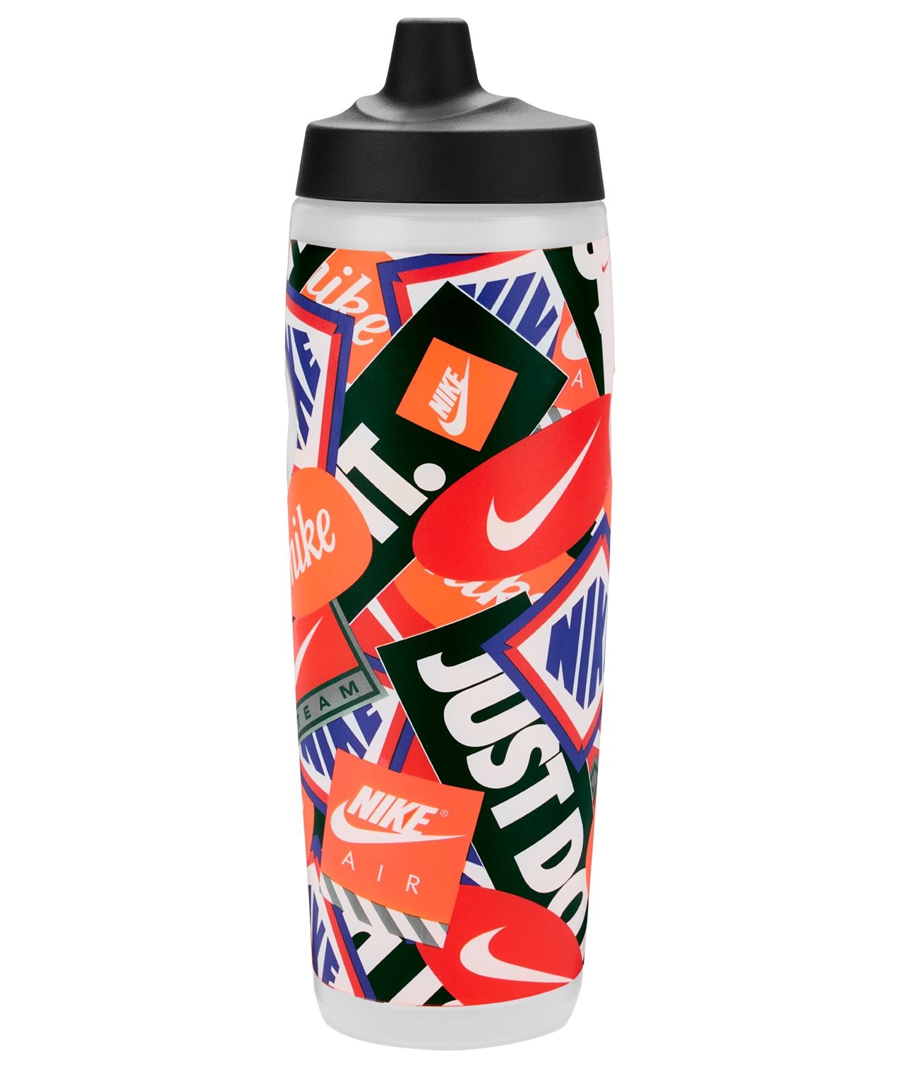 Refuel 24-oz Orange Graphic Squeezable Water Bottle E6S7 - product image 1