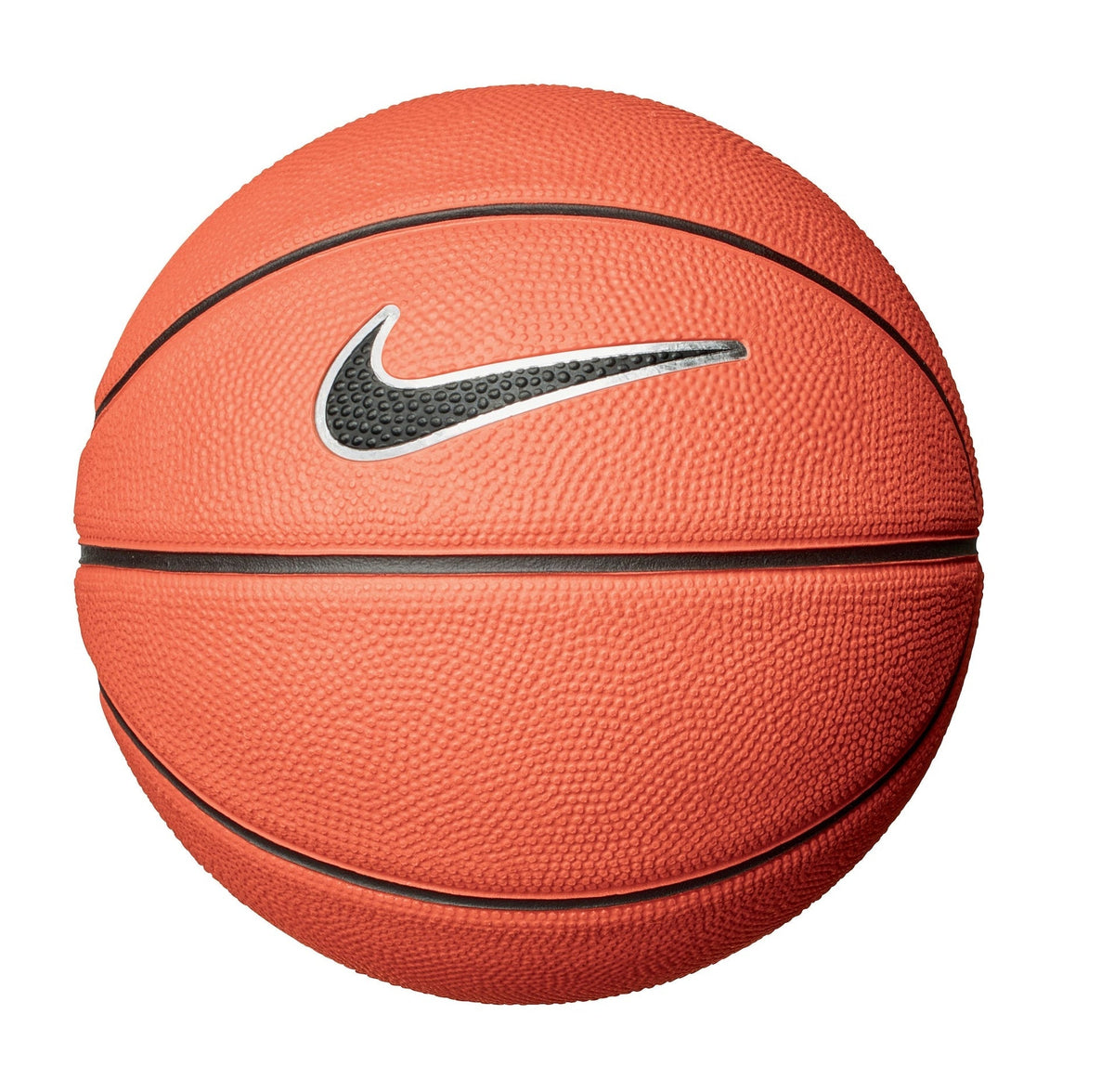 Skills Mini Kids' Indoor/Outdoor Rubber Basketball, Size 3 (22.5-in), Amber/Black/White E0Y1 - product image 2