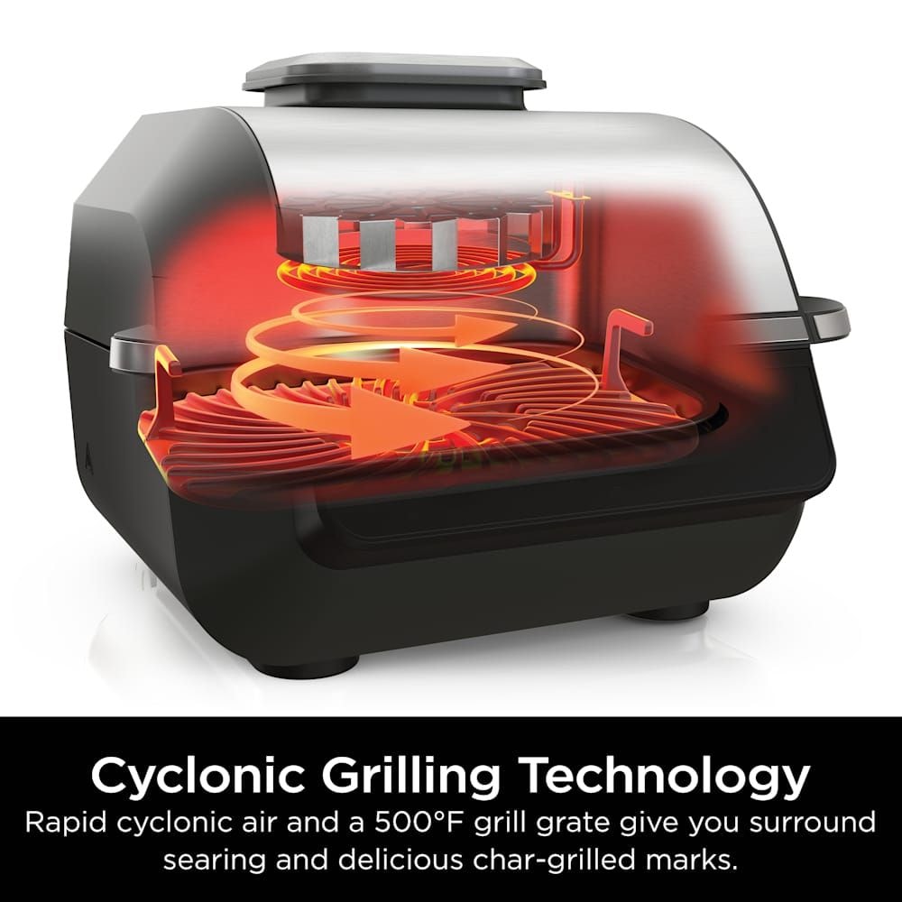 6-in-1 indoor Grill and Cyclonic Air Fryer, 4-qt G4C7 - product image 8