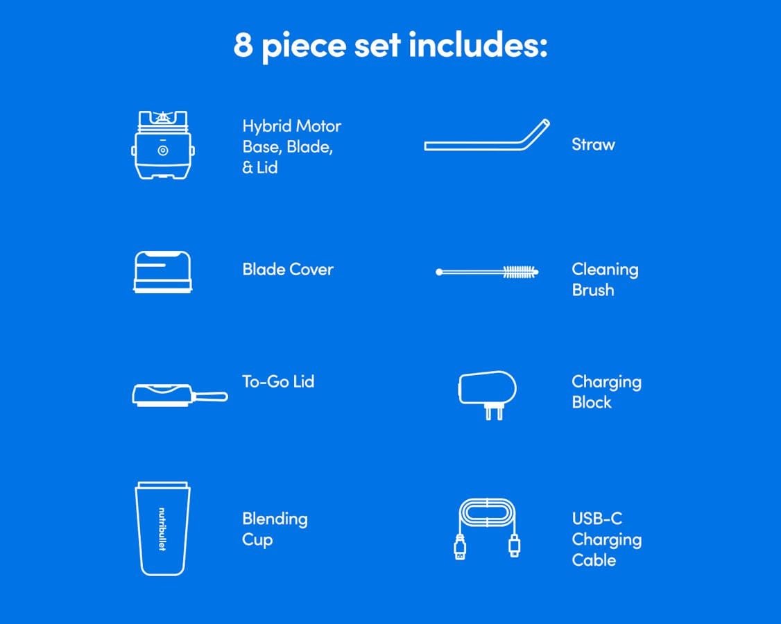 One-Touch High-Torque Portable Flip Blender V2J9 - product image 5