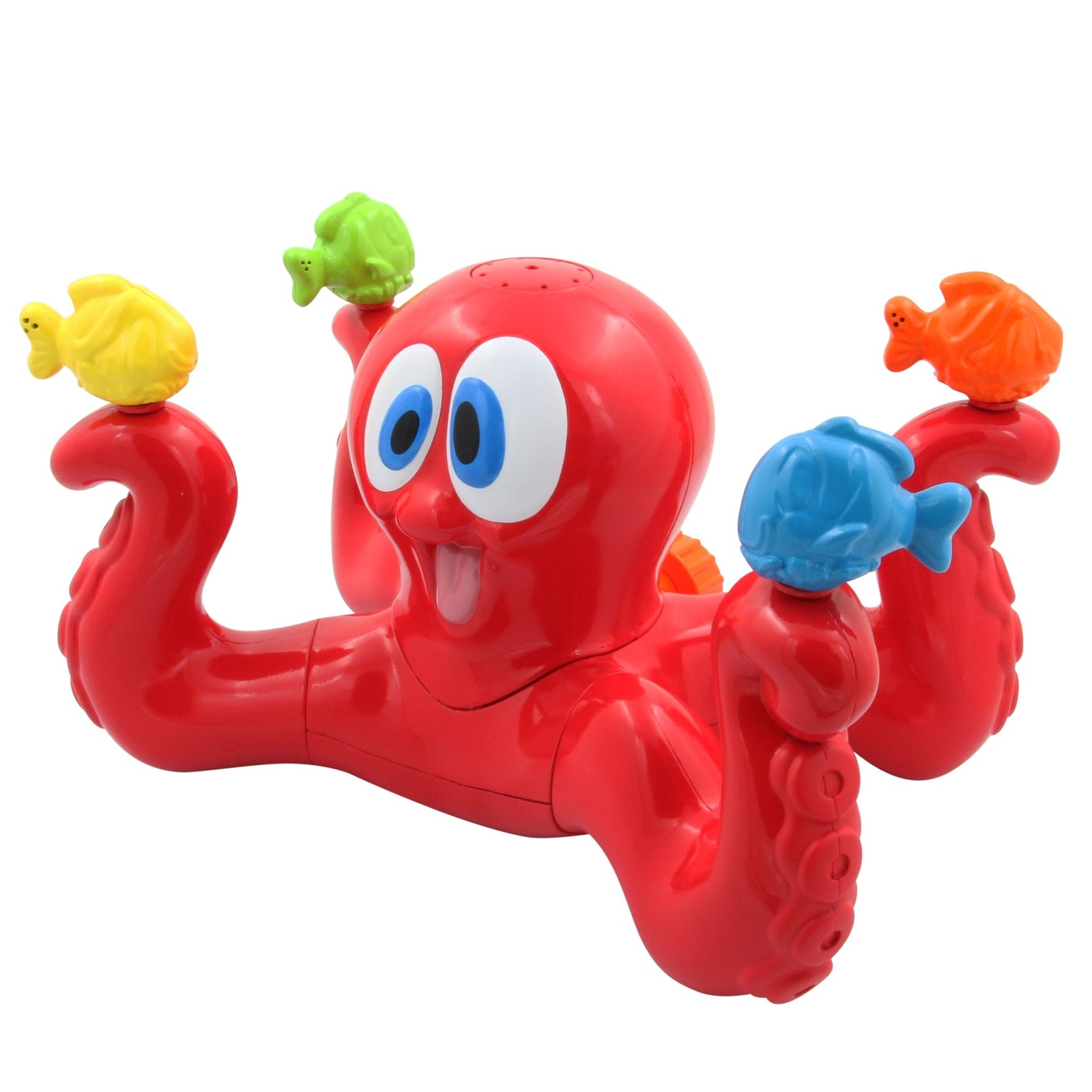 Spinning Sea Splash Water Sprinkler, Red, 5.5-in, Ages 3+, for Beach/Pool Fun Activities Z1K2 - product image 1
