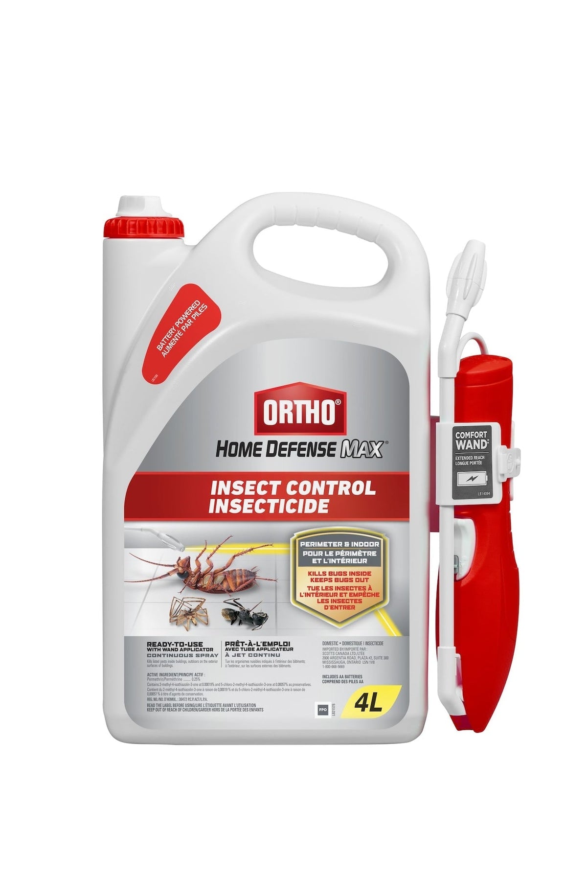 Home Defense MAX Perimeter & Indoor Liquid Ready-to-Use Insect Control, Insecticide, 4-L R0H5 - product image 1