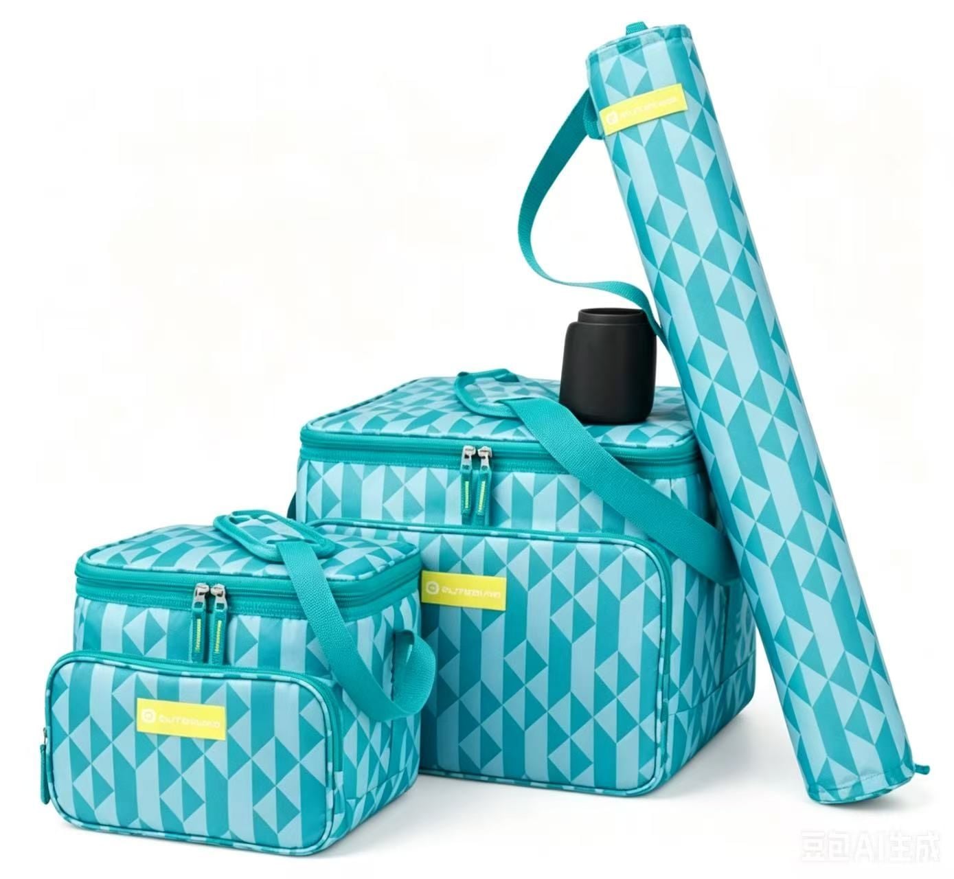 Picnic Soft Cooler Set, Pattern, 3-pk A0S8 - product image 1