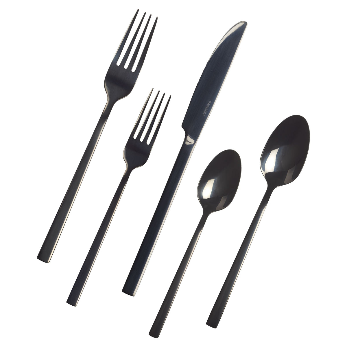 Belvedere Stainless Steel Flatware Set, Serves 4, 20-pc, Black L5Y0 - product image 1