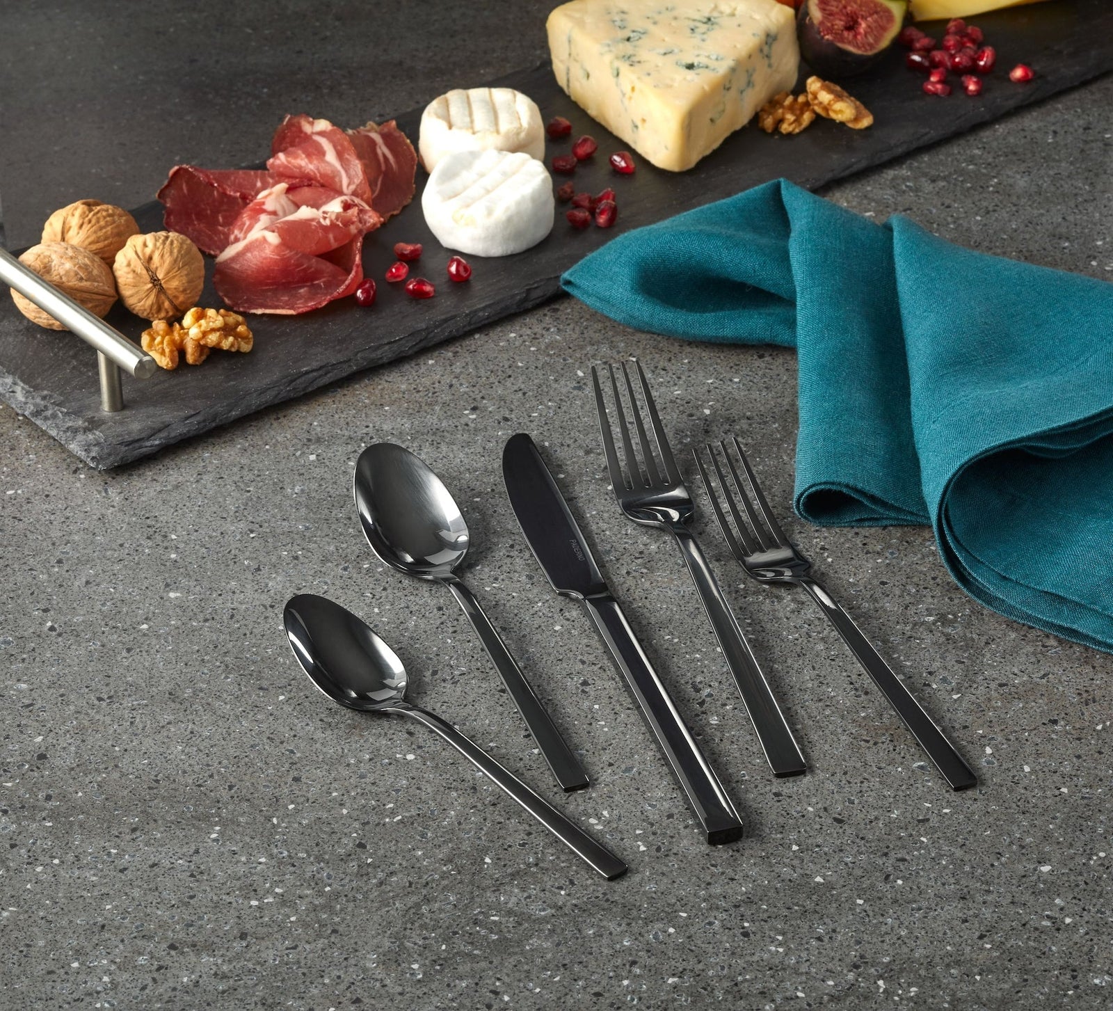 Belvedere Stainless Steel Flatware Set, Serves 4, 20-pc, Black L5Y0 - product image 6