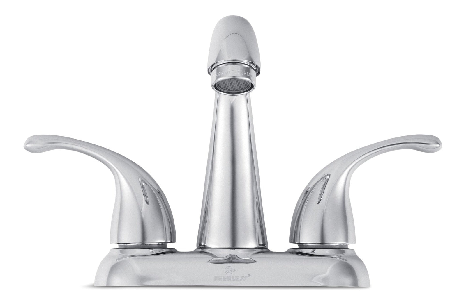 Double Handle Rigid Spout 4-in Centreset Bathroom Sink Faucet with Pop-Up Drain, Chrome K7R0 - product image 1