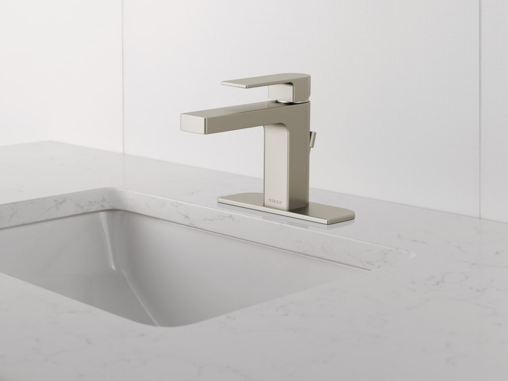 Xander Single Handle Rigid Spout Single Hole Bathroom Sink Faucet WaterSense Certified, Brushed Nickel M4H8 - product image 4
