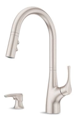 Arvada Pull-Down Kitchen Faucet, Stainless Steel W7D6 - product image 1