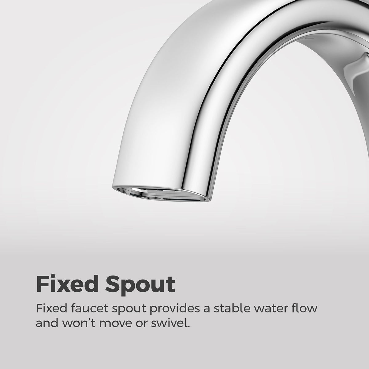 Raya 4-in Chrome Centerset Bathroom Sink Faucet D0L9 - product image 3