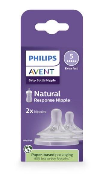 Response Nipple Flow 5 for 6M+, 2-pk J9I3 - product image 1