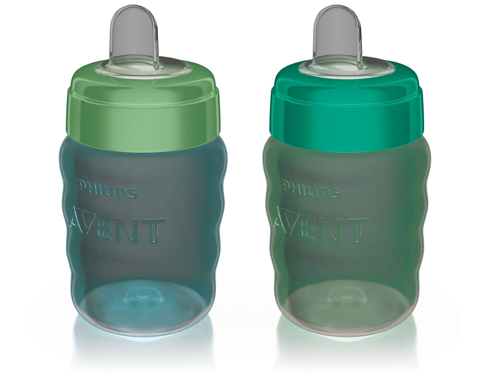 Soft Sippy Cup, Blue/Green, 2-pk Z2L3 - product image 1