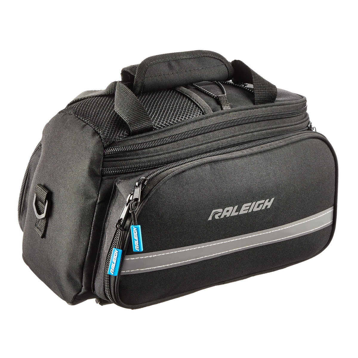 Expandable Rack Top Bike Bag withRemovable Carry Strap & Reflective Strip, Black I3R3 - product image 2