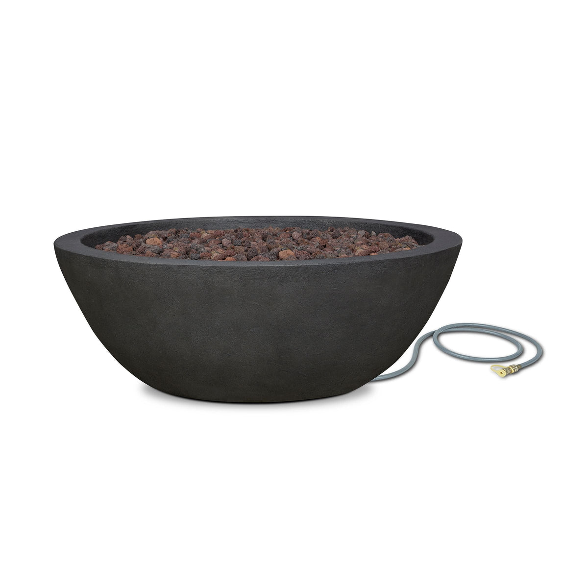 Round Concrete Gas Fire Pit in Shale, 36-in B5D3 - product image 1