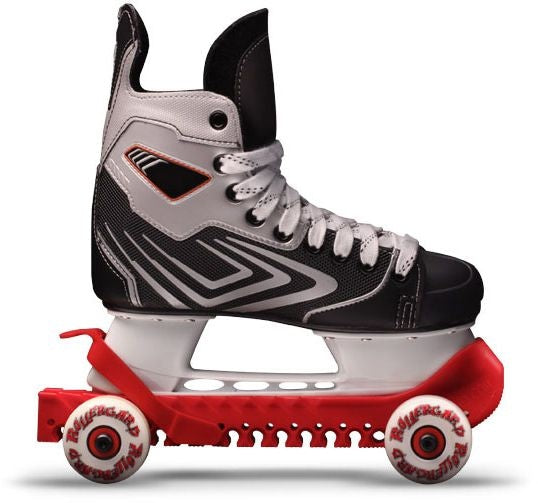 Hockey Skate Guards with Wheels, Red E1L0 - product image 1