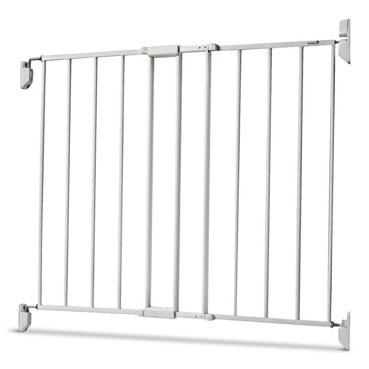 Top of Stairs Metal Gate, White P1A9 - product image 1
