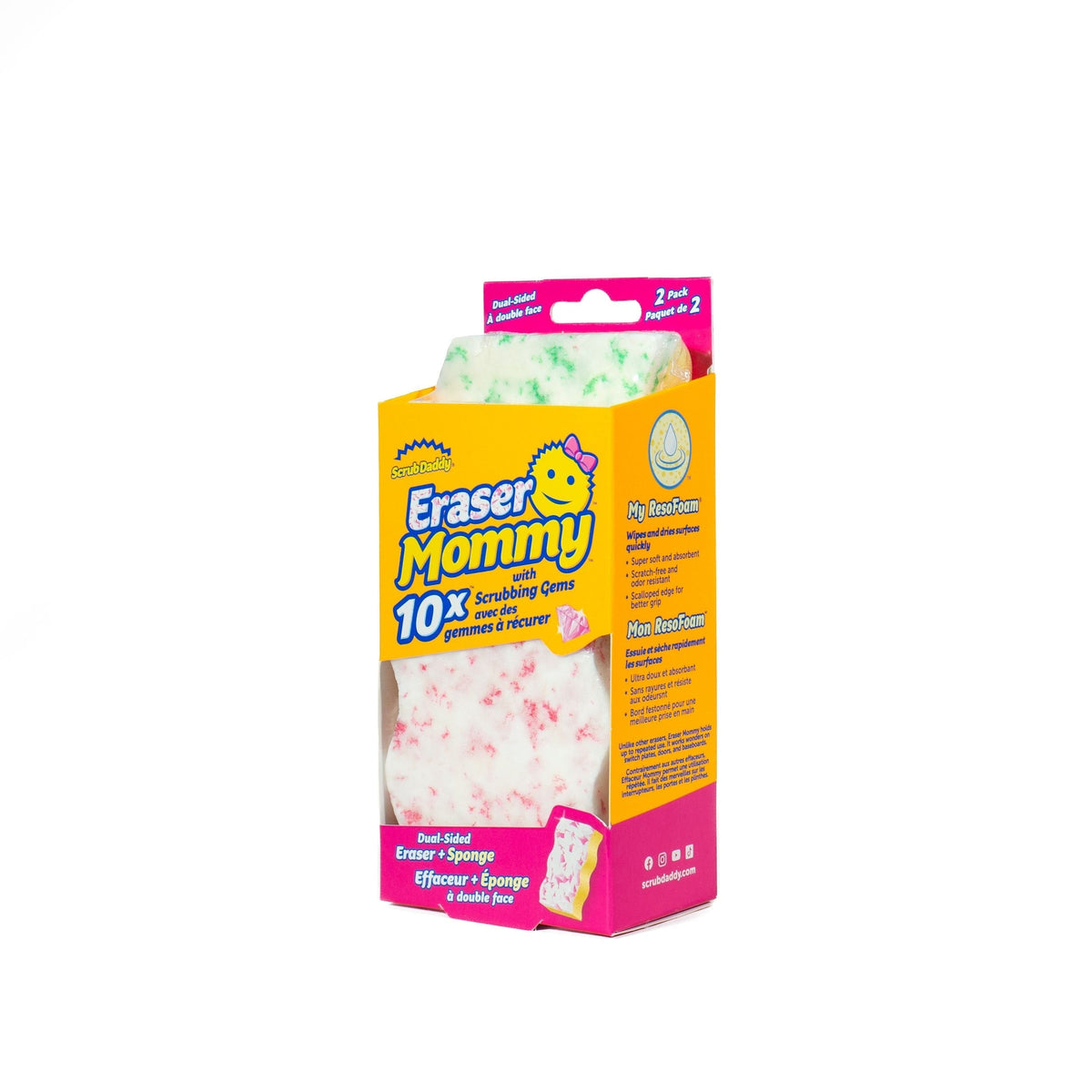 Eraser Mommy All-Purpose Cleaning Sponge/Scrubber, 2-pk U9D2 - product image 1