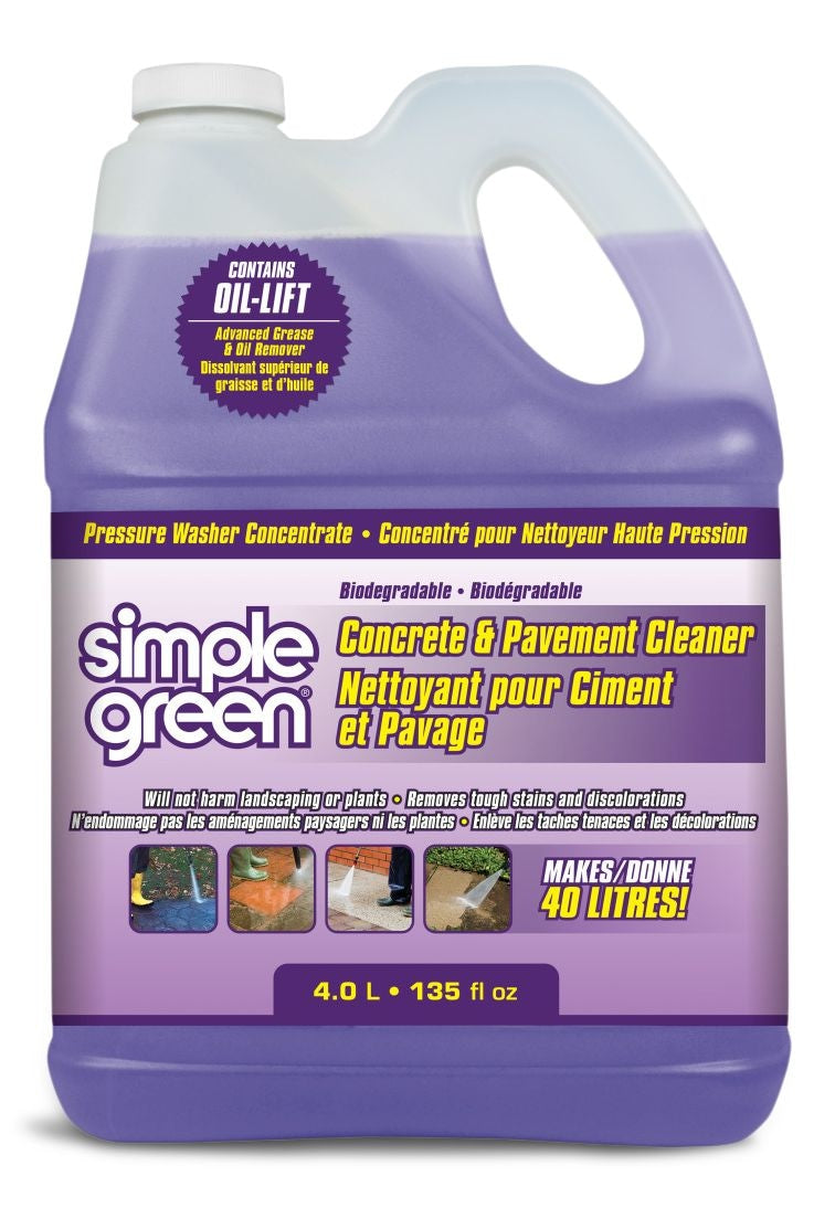Green Concrete & Pavement Pressure Washer Detergent, 4L I6Y5 - product image 2