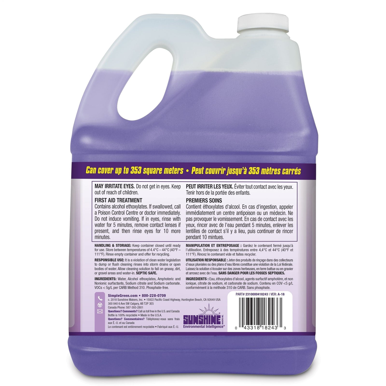 Green Concrete & Pavement Pressure Washer Detergent, 4L I6Y5 - product image 4