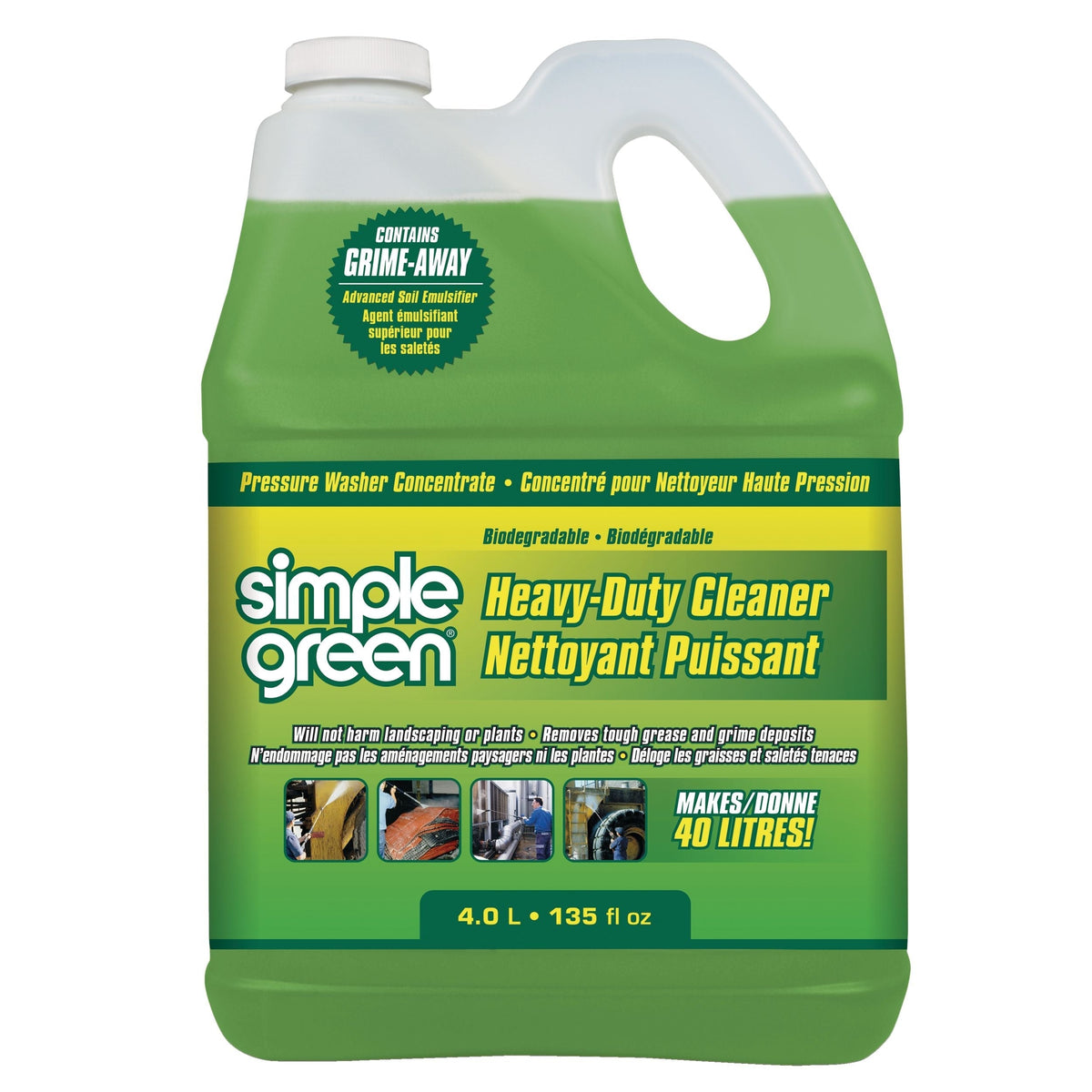 Green Heavy-Duty Concentrate Pressure Washer Detergent, 4L P5T7 - product image 3
