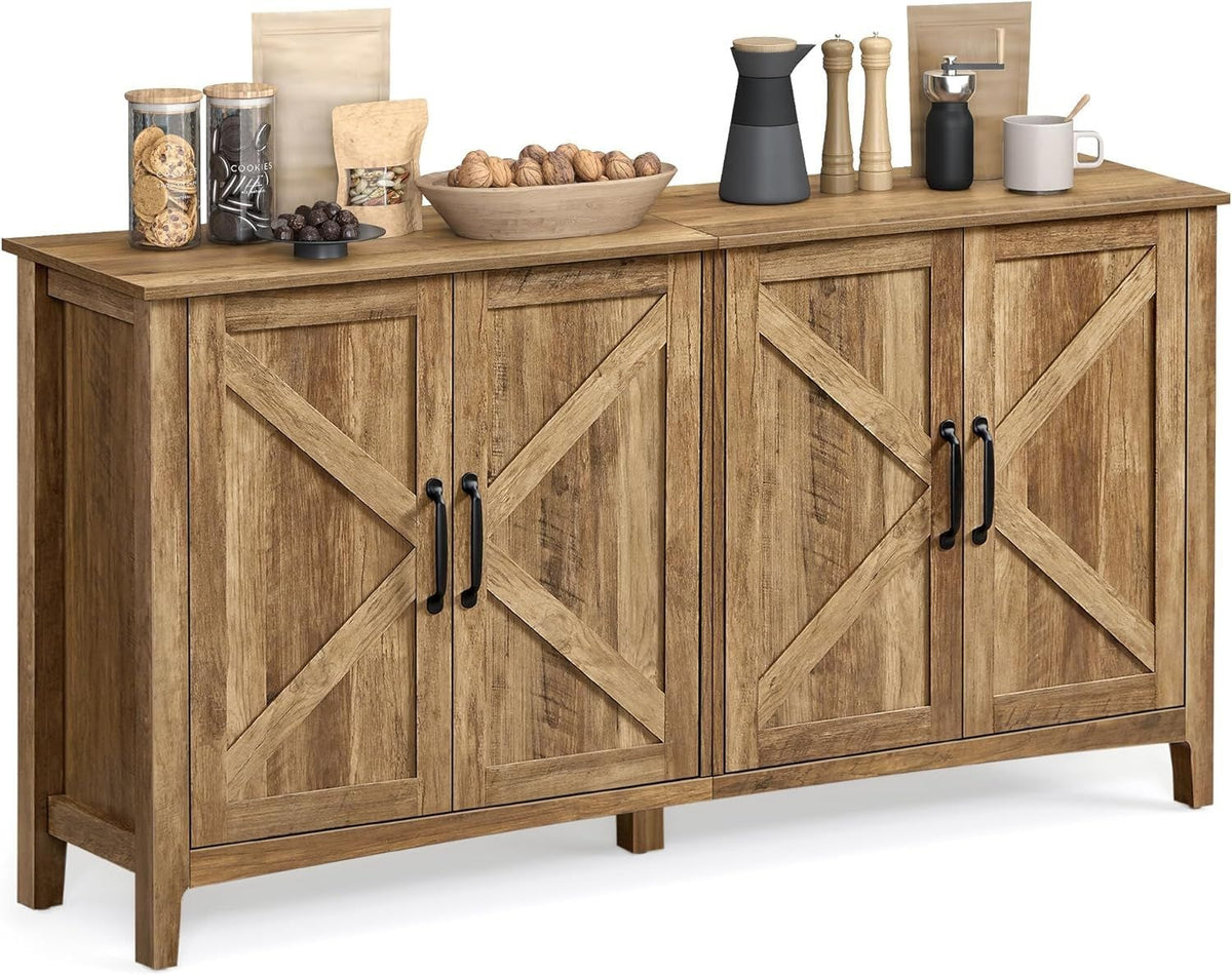 Home 4-Door Farmhouse Buffet Cabinet R9A9 - product image 1