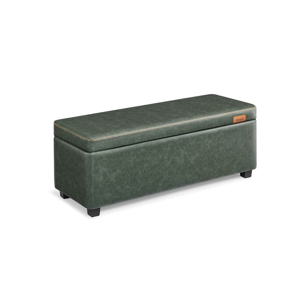 Home Mid-Century Modern Green Storage Ottoman G6H9 - product image 1