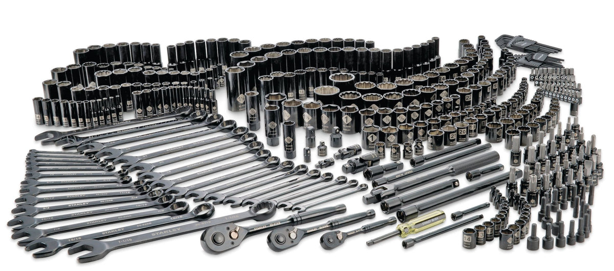 Professional Grade Black Chrome Socket Set, SAE/Metric, 427-pc Z2D2 - product image 1