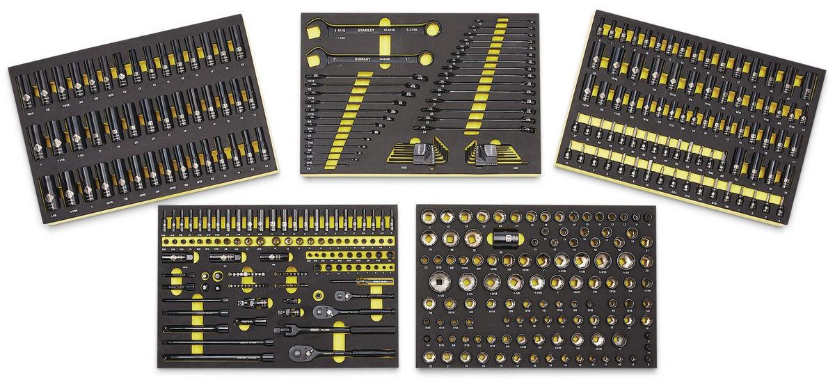 Professional Grade Black Chrome Socket Set, SAE/Metric, 427-pc Z2D2 - product image 2