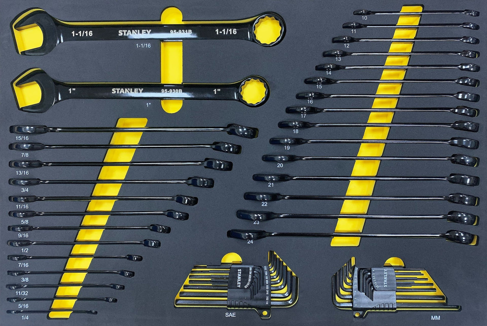 Professional Grade Black Chrome Socket Set, SAE/Metric, 427-pc G8H3 - product image 7