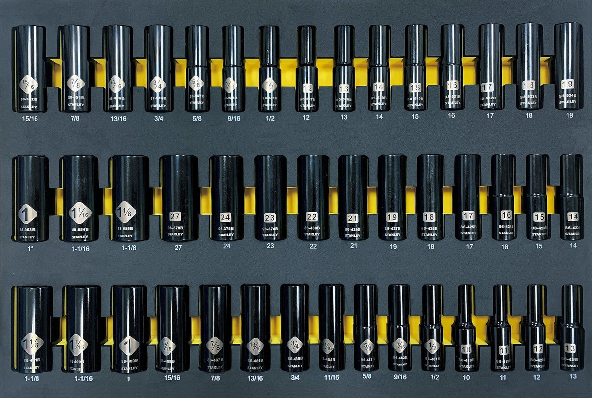 Professional Grade Black Chrome Socket Set, SAE/Metric, 427-pc G8H3 - product image 8