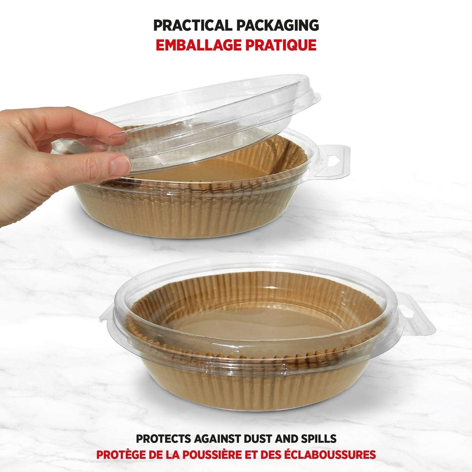 Round Non-Stick Parchment Paper Air Fryer Liner, 50-pk V4H0 - product image 4