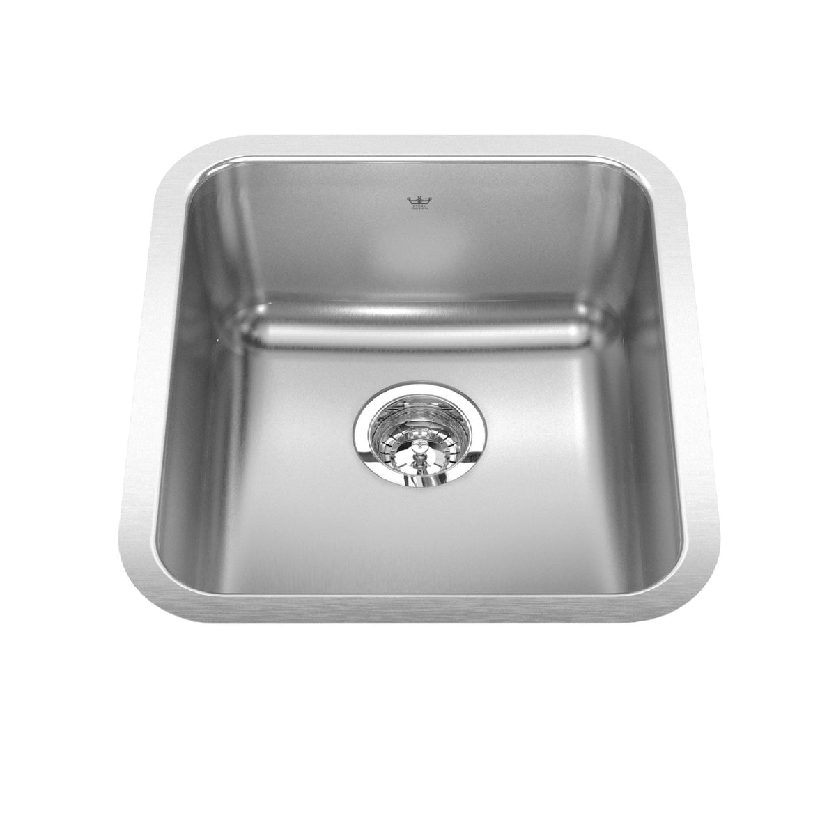Steel Queen Single Stainless Steel Sink, 16.75x18.75-in X8N6 - product image 1