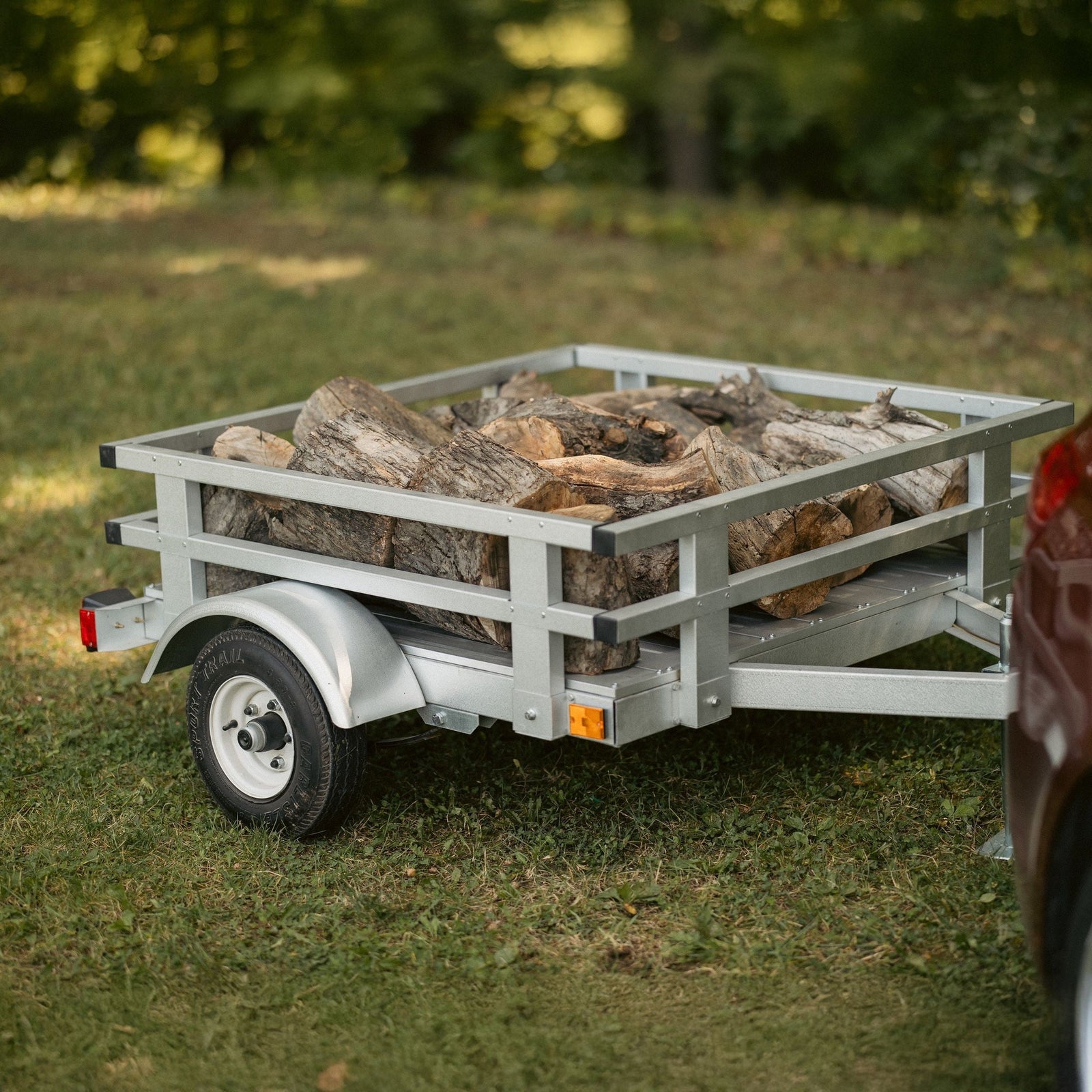 4x4-ft Rail Side Galvalume Plus Kit Trailer W2M4 - product image 7