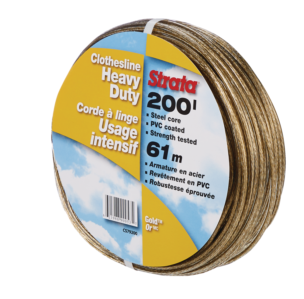Gold Heavy Duty Clothesline, 200-ft X7V5 - product image 1