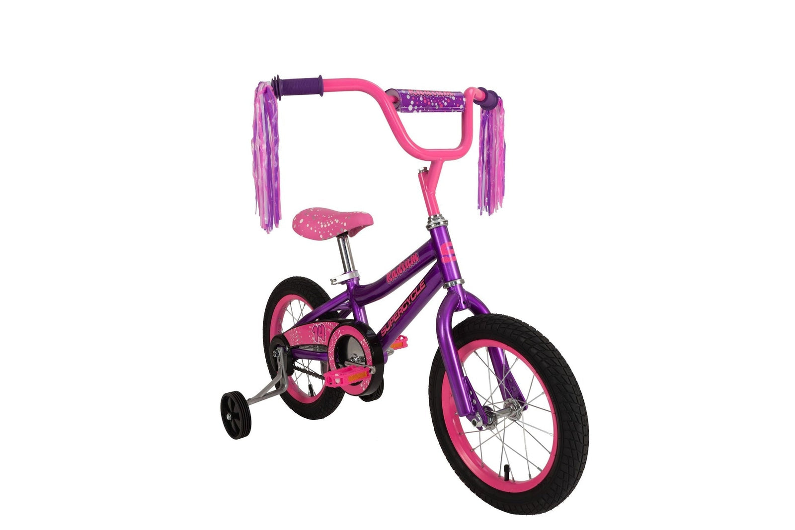 Radium Kids' Bike with Training Wheels, Purple, 14-in A5J1 - product image 1