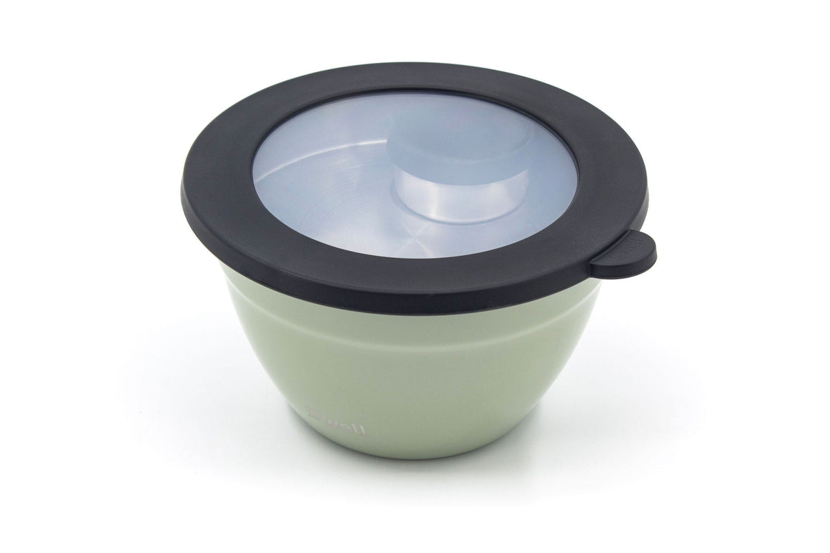Salad Bowl Food Container Kit, Green, 64-oz S3L0 - product image 1