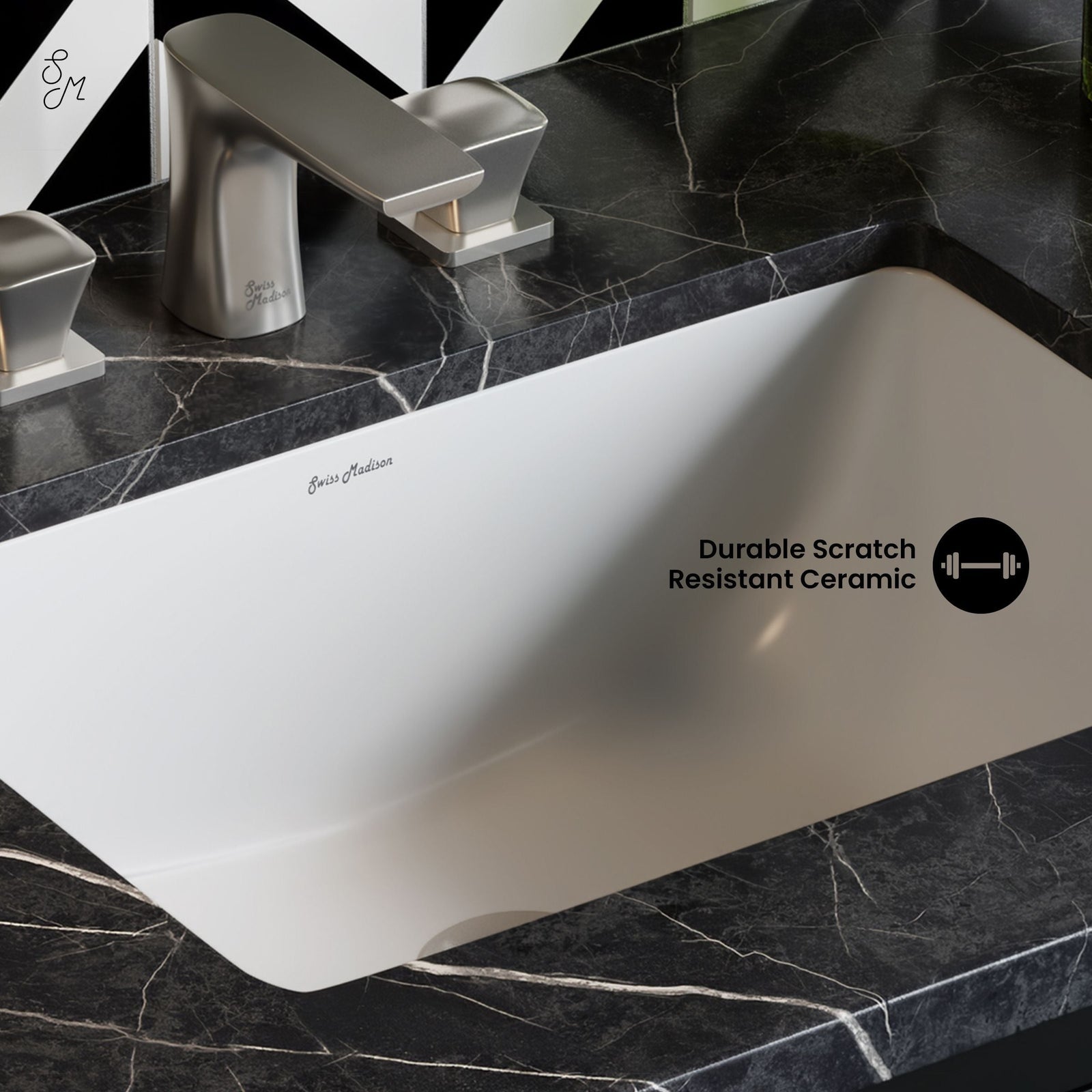 Plaisir 18.5 Rectangular Under-Mount Bathroom Sink R5U3 - product image 5
