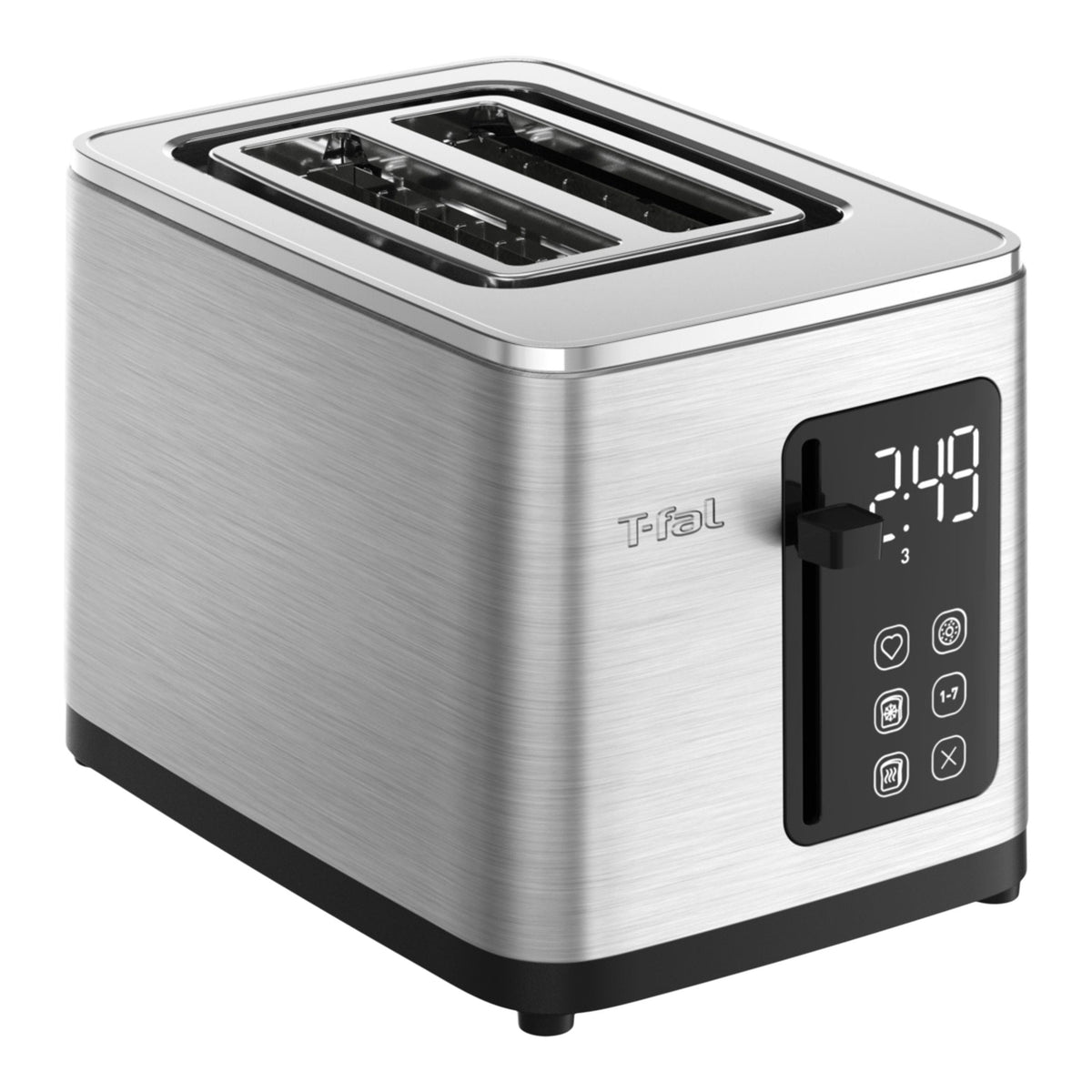 2-Slice Stainless Steel Digital Toaster, Extra wide slots, 7 Browning levels D7U9 - product image 3