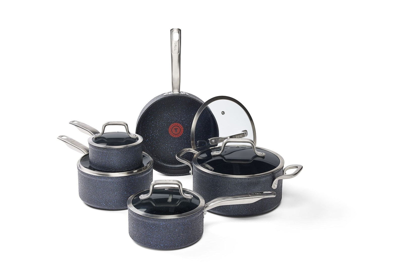 StoneShield 10-pc Cookware Set with DefenseShield Technology, 6-Multilayer Construction, Induction Safe X2J7 - product image 2